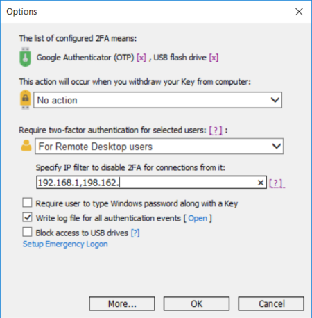 Secure 2-factor authentication for Remote Desktop login by OTP codes ...